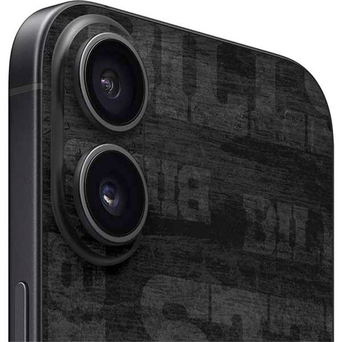 NFL Buffalo Bills Black & White iPhone 16 Plus Skin